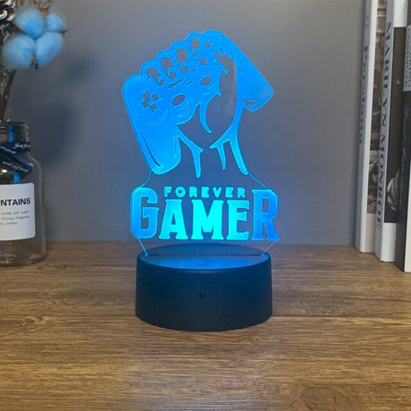 3D LED Lampe Gamer